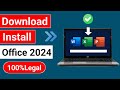 How to Download MS Office 2024 on Laptop (Official Method) | Step-by-Step Guide 💻