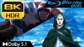 8K Hdr The Battle For Shiganshina Starts - Attack On An Blu-Raydolby 5.1