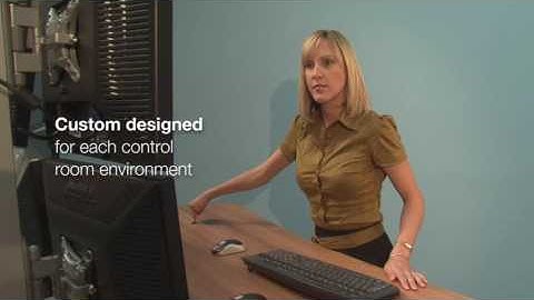 activConsole - Electric Height Adjustable Control Room Desk