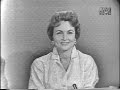 To Tell the Truth - Statue of Liberty Guard; PANEL: Betty White (Jan 9, 1961) [REPLACES INC COPY]