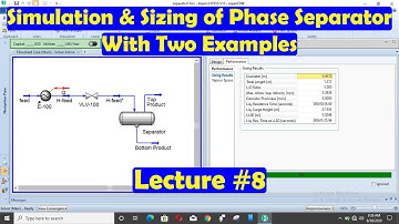 Lecture #8:- How to model real Separator with Two (2) examples (Aspen Hysys Tutorials)