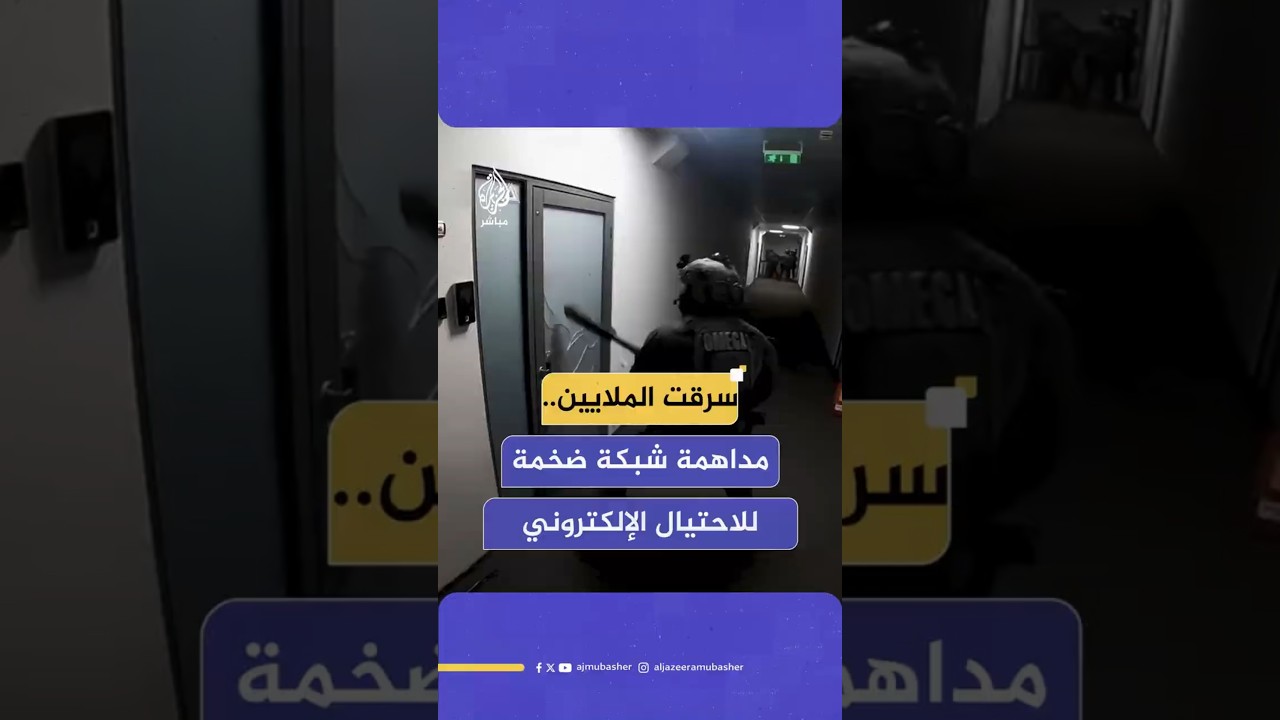 سرقت الملايين..مداهمة شبكة ضخمة للاحتيال الإلكتروني