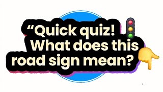 🚗 90% of Drivers Don't Know This Road Sign👌 screenshot 5