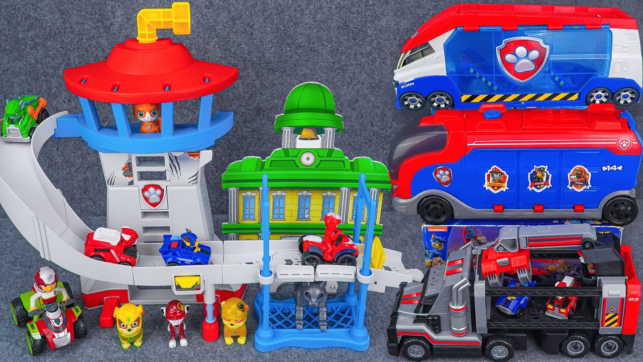 Unboxing Boxes of Paw Patrol Toys Collection 🎁ASMR Review Random Big Truck Pups Al Deluxe Truck Toys