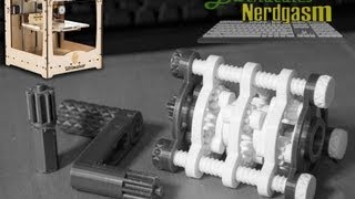 3D Printed 3 Stage Planetary Reduction Gearbox - @Barnacules