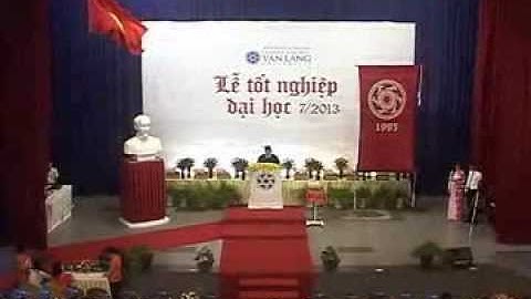 Lễ tốt nghiệp Văn Lang tháng 7 năm 2013