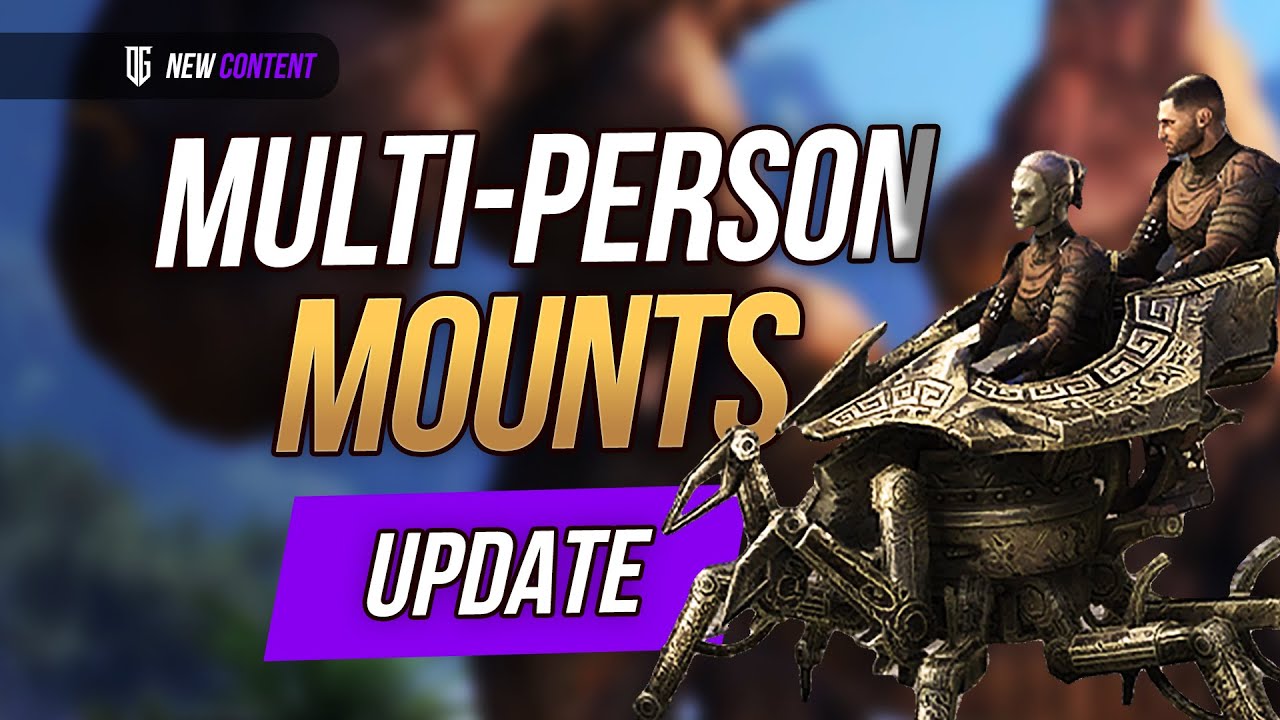 Multi Rider Multi-Rider Mounts Coming to ESO - YouTube