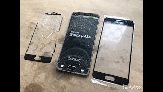 ⁣Ремонт замена стекла дисплея samsung a3 a310f 2016г. glass replacement