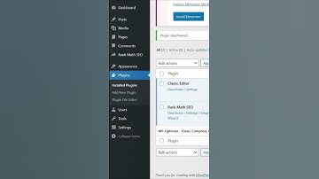 How to remove unused plugins in WordPress #wordpress #shorts