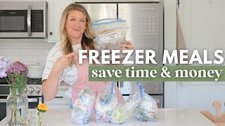 Cheap and Easy Meal Prep for Busy Days // FREEZER MEAL TIPS & INSPIRATION