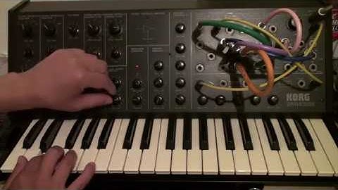 Korg MS-20 19-17 loop #korgms20