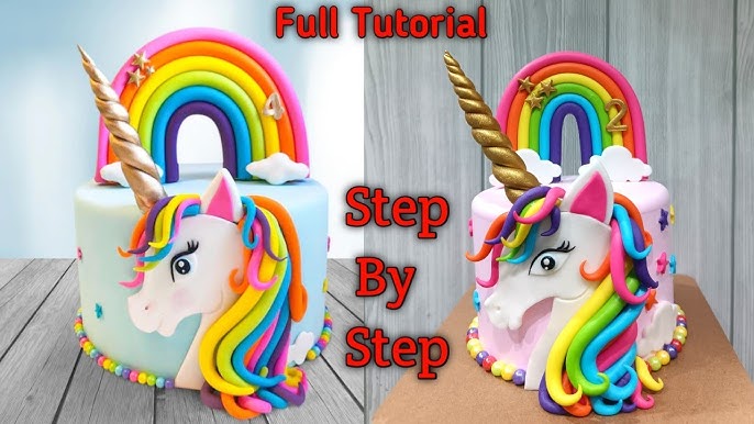 Rainbow Unicorn Birthday Cake | How To Make A Unicorn Cake | Unicorn Cake With Rainbow - YouTube rainbow-unicorn-birthday-cake-how-to-make-a-unicorn-cake-unicorn-cake-with-rainbow-youtube