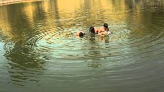 Hot Bath in ganga गंगा स्नान हॉट बाथ ,न्यूड बाथ ,nude bath