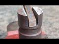 Easy bending tricks of round bar  simple bending ideas of flat bar  bending a metal bar