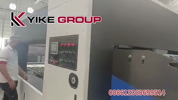 YK-1226Q New model automatic folder gluer and stitcher machine | auto stitching machine for  box 