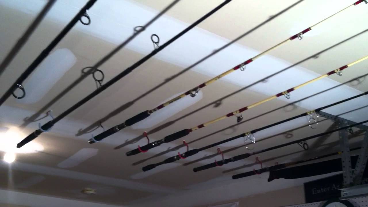 HowTo Store Fishing Rods Over The Winter!  Great Idea!! 