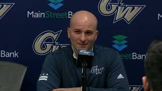 MBB Post-Game Press Conference vs. American - Part 2