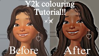 Y2k Colour Tutorial without ultralight|Zepeto|@og.juana #likethisvideo #viral #zepeto #tutorial screenshot 5