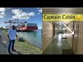 Visite complte de lhbergement dun navire marchand  la vie  lintrieur du grand cargo