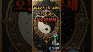 2025년 4월 23일, 사주로 보는 오늘의 운세 #사주 #4월23일 #로또 #운세 #2025년 #재물운 #…