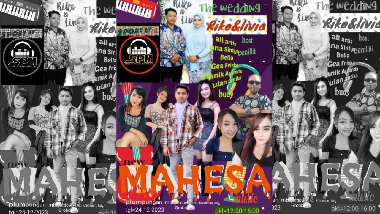 🔴LIVE NEW MAHESA  - Pernikahan  RIKO & LIVIA - 24 Desember 2023 / SPM AUDIO  - MDM MULTIMEDIA /
