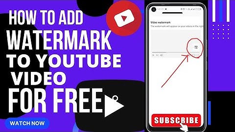How to add watermark to youtube video in mobile | youtube channel branding watermark