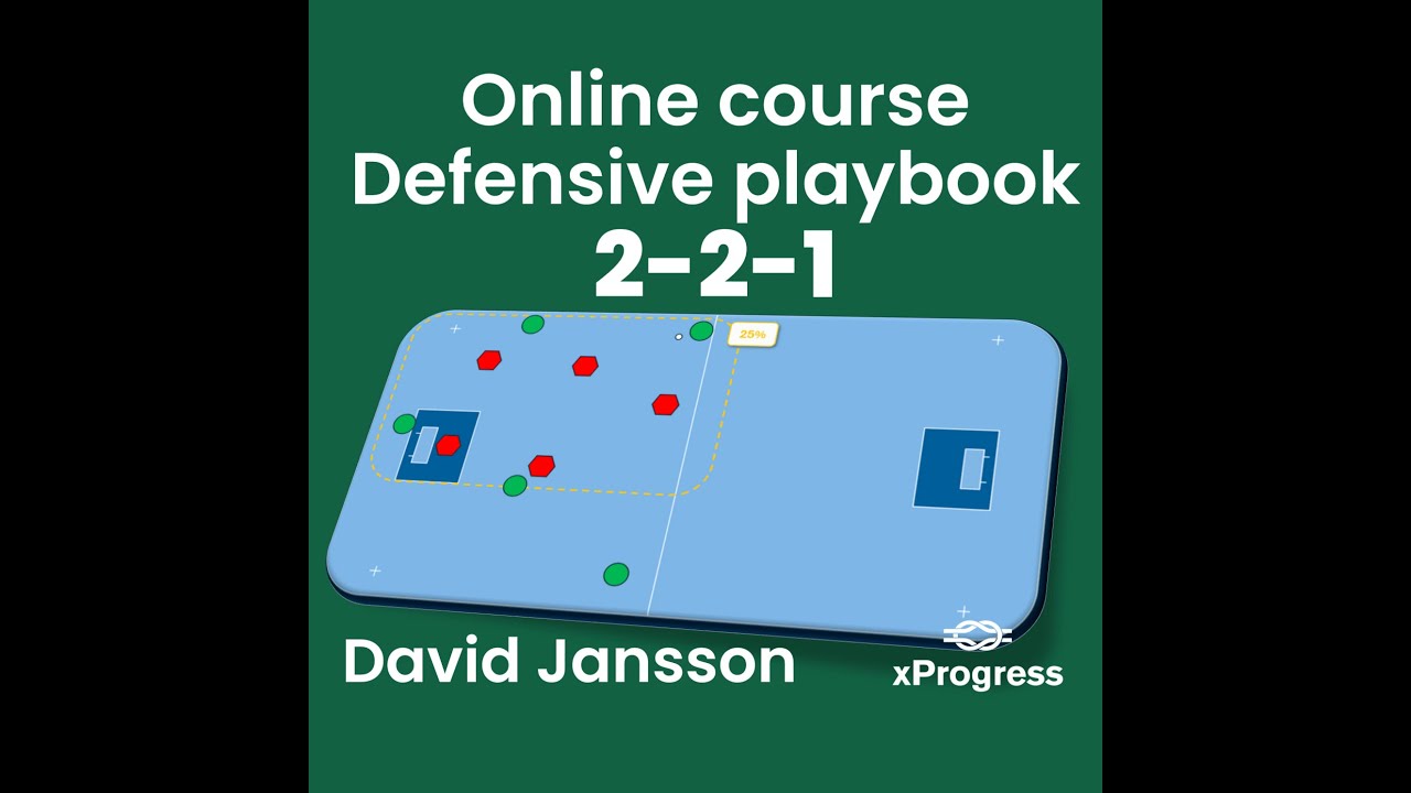 Online course | Playbook floorball | 2-2-1 // Online-kurs | Playbook innebandy | 2-2-1