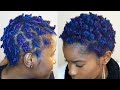 Testing Out Temporary Hair Color Wax on my 4C Natural Hair!!!|Mona B.