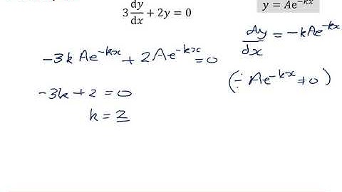 OCR Core Pure: Second order differential equations 1-1