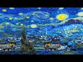Starry Night: 3D Model of a Painting by Vincent Van Gogh