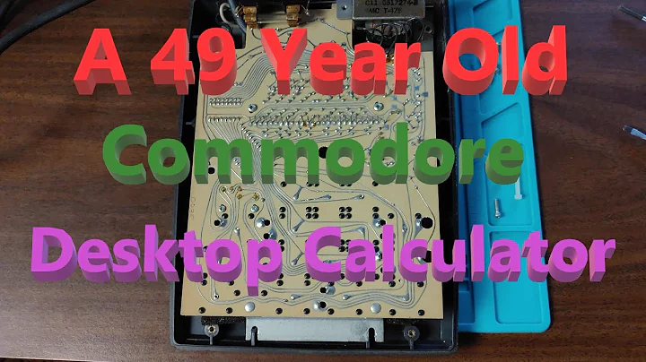 The Commodore US*8: A 49 Year Old Desktop Calculator