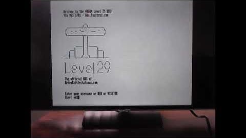 Level 29 BBS - Atari  520 STFM with WiModem232