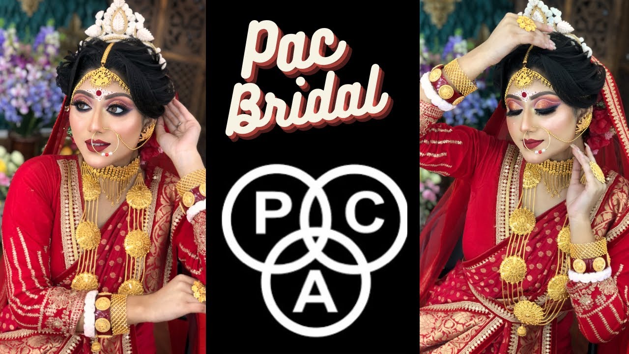 All PAC Products used || Bengali Bridal Makeup Tutorial