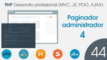 🐘 CURSO de PHP MVC POO MySQL - 44 Paginador administrador (4-4)