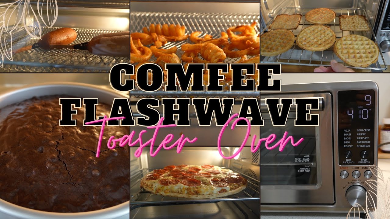 COMFEE' Toaster Oven Air Fryer FLASHWAVE Convection Toaster