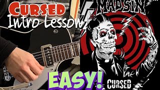 Mad Sin - Cursed - Guitar Tutorial Intro - Adrian Whyte (Psychobilly Guitar)