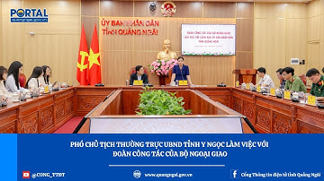 Phó Chủ tịch Thường trực UBND tỉnh Y Ngọc làm việc với Đoàn công tác của Bộ Ngoại giao