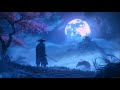 Samurai Foggy Moonlight Live Wallpaper