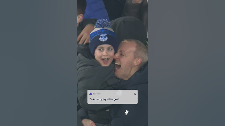 The 98th minute in the final #Merseysidederby at #GoodisonPark...#tarkowski #everton #goal