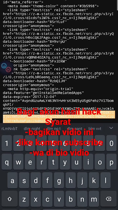 terbaru cara ambil alih fb  terkena hack 1 MENIT JEBOL