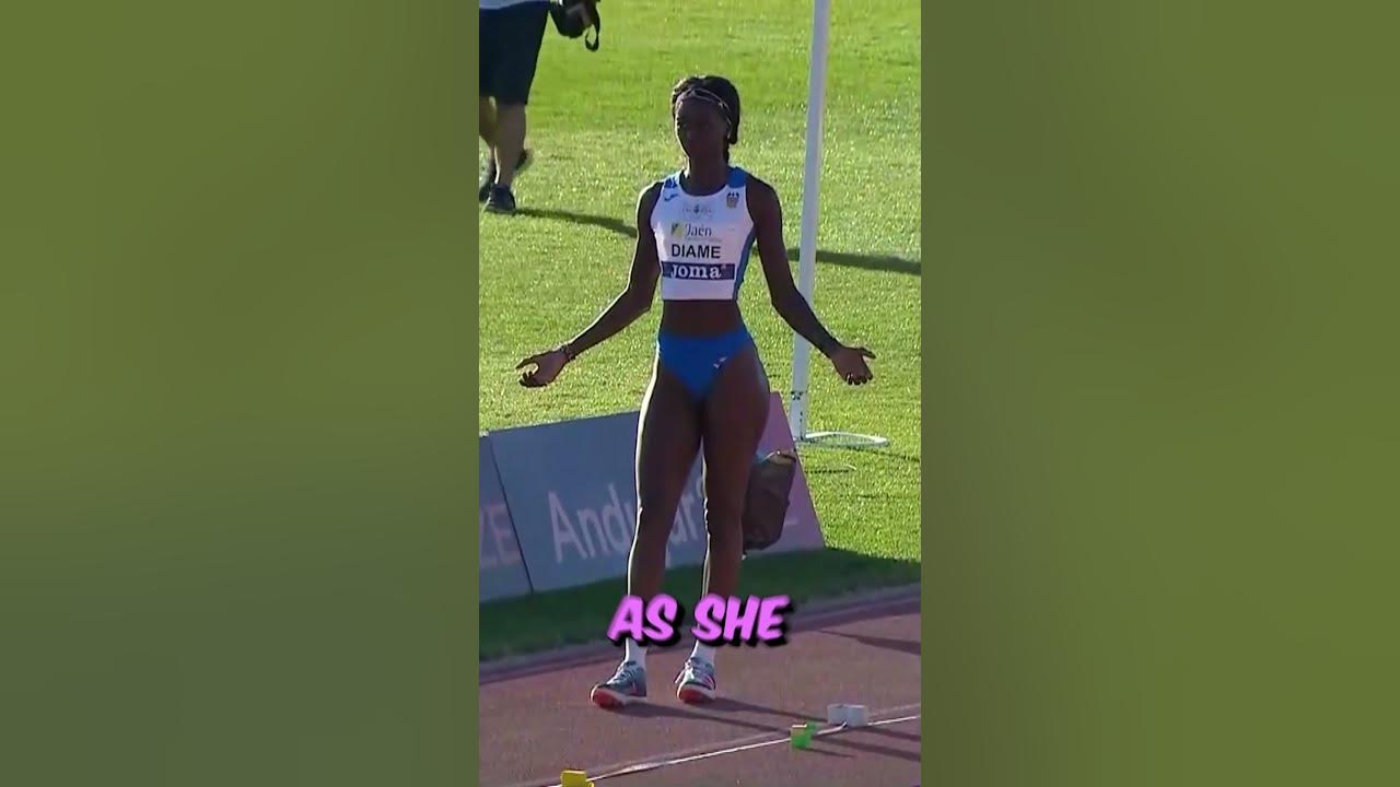 Unbelievable Long Jump by Fatima Diame! #AmazingAthlete #LongJump