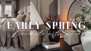 Decorate with me | Bedroom Refresh | Early Spring decor 2024