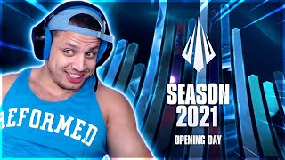 Tyler1 Reacts to Season 2021 Opening Day - League of Legends