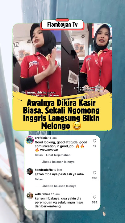 Awalnya Dikira Kasir Biasa, Sekali Ngomong Inggris Langsung Bikin Melongo 🙄 #shorts #viralvideo