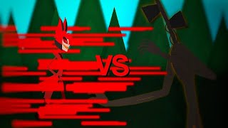 Siren Head vs Alastor | Stick nodes | Short animation