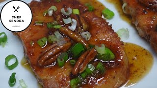 How to Make Pecan and Honey Pork Chops! by Chef Kendra Nguyen 448 views 1 year ago 5 minutes, 20 seconds