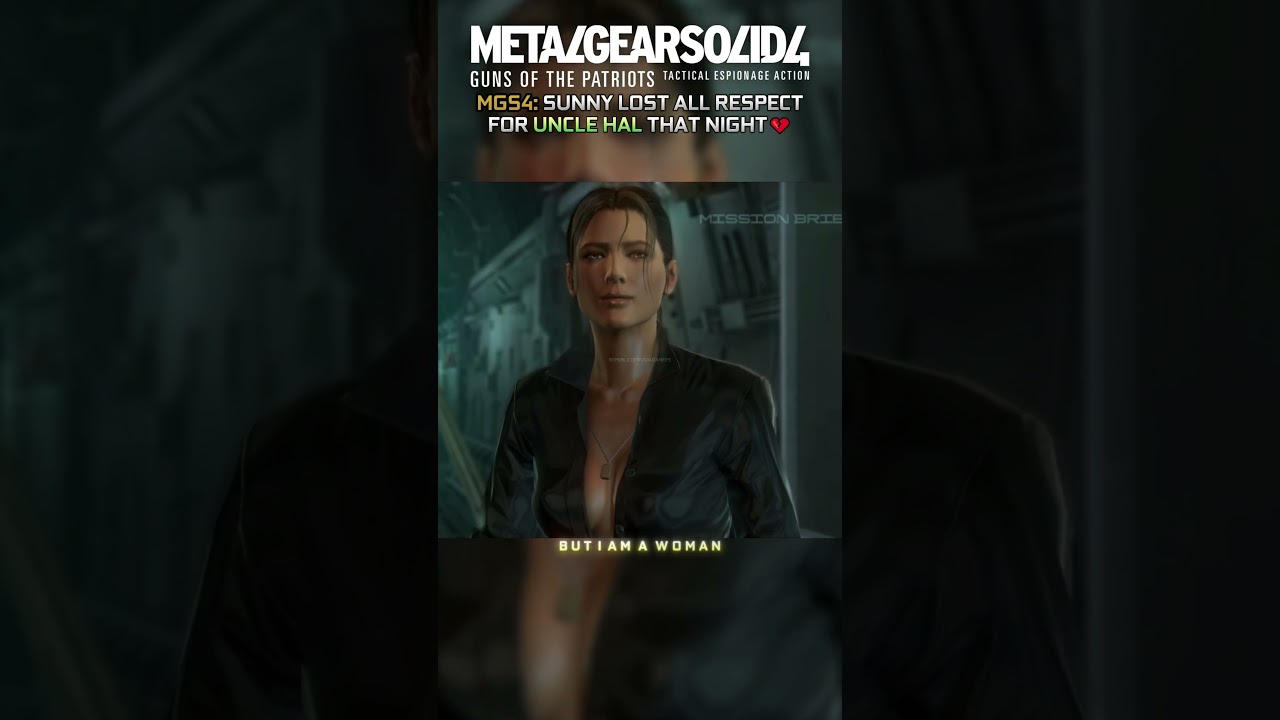 MGS4: Sunny Lost All Respect for Uncle Hal!💀