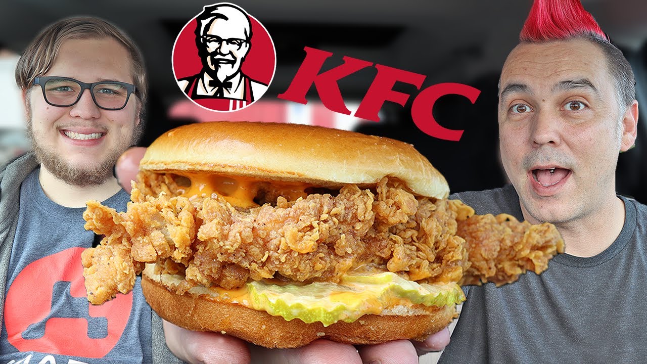 How Hot Is It! KFC Spicy Chicken Sandwich Review 🐔🔥 YouTube