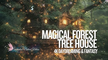 🌿✨ Magical Forest Treehouse 🏡🌙 | Enchanted Hideaway 🌲🧚‍♀️✨
