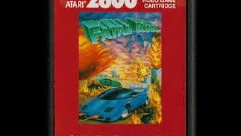 Fatal Run Ending Caused By Frying (Atari 2600) (Emulated)